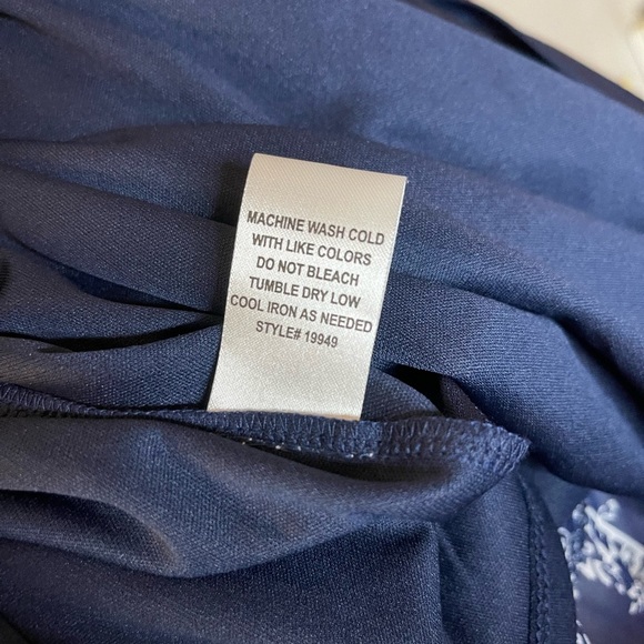 Ellen Weaver Tiered Skirt Bandana Print Dress Sz M - Picture 7 of 7